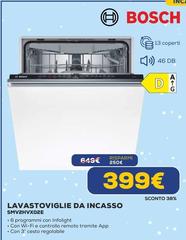Bosch - Lavastoviglie Da Incasso SMV2HVX02E