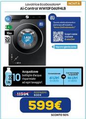 Samsung - Lavatrice Ecodosatore AI Control WW10FG6U94LB