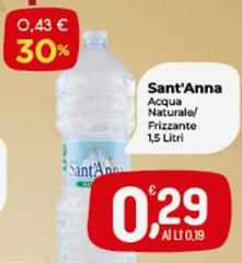 Sant'Anna - Acqua Naturale/Frizzante