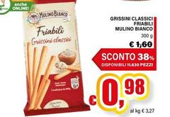 Mulino Bianco - Grissini Classici Friabili
