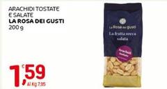 La Rosa Dei Gusti - Arachidi Tostate E Salate
