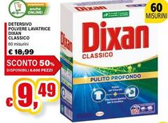 Dixan - Detersivo Polvere Lavatrice Classico