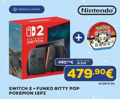 Nintendo - Switch 2 + Bitty Pop Pokemon 12pz