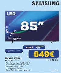 Samsung - Smart Tv 4k 85uv0000f