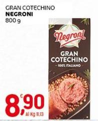 Negroni - Gran Cotechino