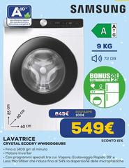 Samsung - Crystal Ecodry WW90D6GU85