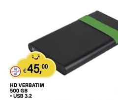 Verbatim - Hd 500 Gb Usb 3.2