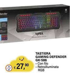 Defender - Tastiera Gaming GK-586