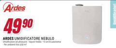Ardes - Nebulo Umidificatore Ultrasonico 4 L Grigio, Bianco 30 W