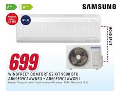 Samsung - Comfort S2 Kit 9000 Btu AR60F09C1AWNEU + AR60F09C1AWXEU