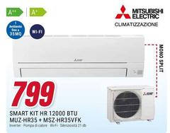Mitsubishi Electric - Smart Kit HR 12000 Btu MUZ-HR35 + MSZ-HR35VFK