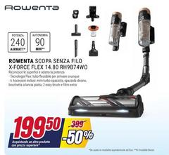Rowenta - Scopa Senza Filo X-Force Flex 14.80 RH9B74WO