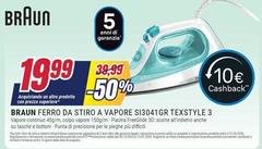 Braun - TexStyle 3 Ferro A Vapore SI3041GR