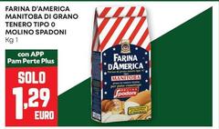 Molino spadoni - Farina D'America Manitoba Di Grano Tenero Tipo O Molino Spadoni