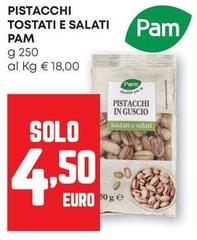 Pam - Pistacchi Tostati E Salati