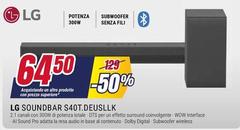 LG - Soundbar S40T.DEUSLLK