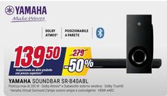 Yamaha - Soundbar SR-B40ABL