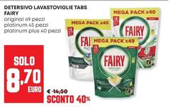 Fairy - Detersivo Lavastoviglie Tabs