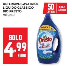 Bio Presto - Detersivo Lavatrice Liquido Classico