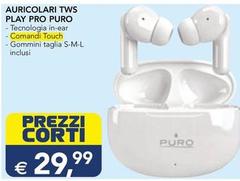 Puro - Auricolari Tws Play Pro