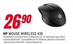 HP - Mouse Wireless Multi-Dispositivo 430