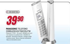 Panasonic - Telefono Cordless KX-TGK220JTW 