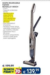 Bosch - Scopa Ricaricabile Flexxo