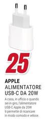 Apple - Alimentatore Usb-C Da 20W