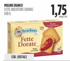 Mulino Bianco - Fette Biscottate Dorate