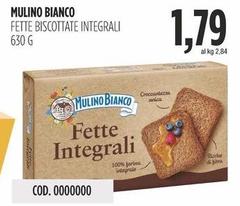 Mulino Bianco - Fette Biscottate Integrali