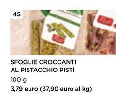 Sfoglie Croccanti Al Pistacchio Pisti