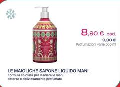 Maioliche - Le  Sapone Liquido Mani
