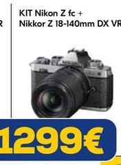 Nikon - Kit Z Fc + Nikkor Z 18-140mm Dx Vre