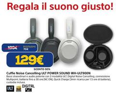Giusto - Cuffie Noise Cancelling Ult Power Sound WH-ULT900N