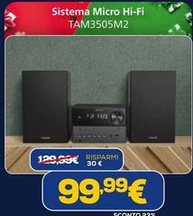 Sistema Micro Hi-Fi TAM3505M2