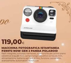 Panda - Macchina Fotografica Istantanea Pz9072 Now Gen 2  Polaroid