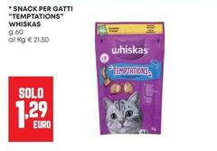Whiskas - Snack Per Gatti Temptations