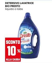 Bio Presto - Detersivo Lavatrice