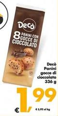 Decò - Panini Gocce Di Cioccolato