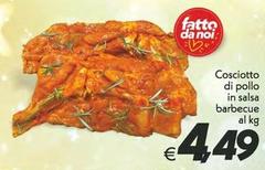 Cosciotto Di Pollo In Salsa Barbecue