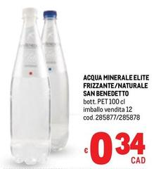 San Benedetto - Acqua Minerale Elite Frizzante/Naturale