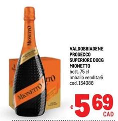 Mionetto - Valdobbiadene Prosecco Superiore DOCG