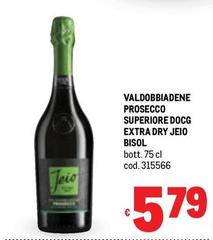 Valdobbiadene -  Prosecco Superiore DOCG Extra Dry Jeio