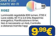 Ezviz - LB1-Lampadina A Led Regolabile Tramite Wi-Fi RGB2