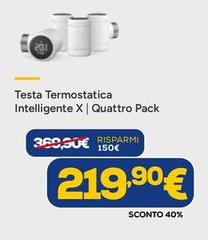 Tado - Testa Termostatica Intelligente X Quattro Pack
