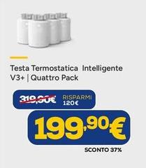 Tado - Testa Termostatica Intelligente V3+ | Quattro Pack