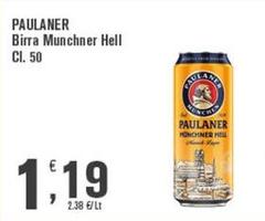 Paulaner - Birra Munchner Hell