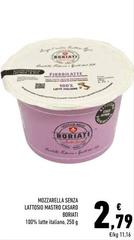 Boriati - Mozzarella Senza Lattosio Mastro Casado