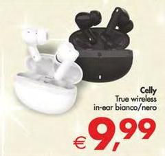 Celly - True Wireless In-ear Bianco