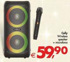 Celly - Wireless Speaker + Microfono